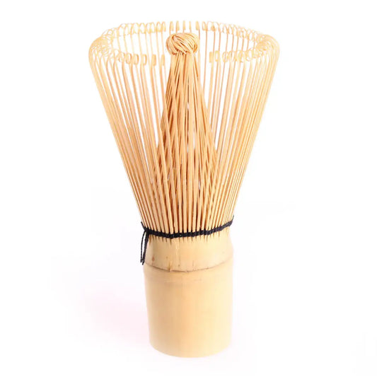 Fouet à matcha Chasen en bambou blanc 80 brins, Goodwei