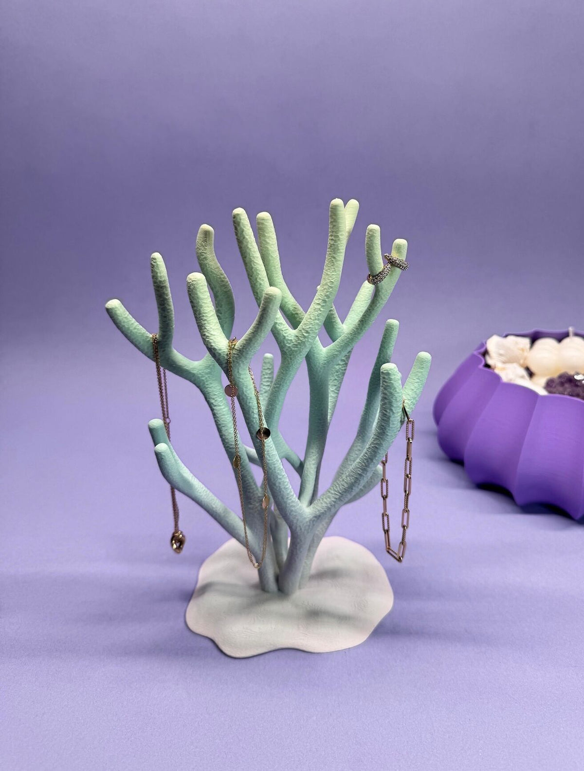 Présentoir à bijoux corail
