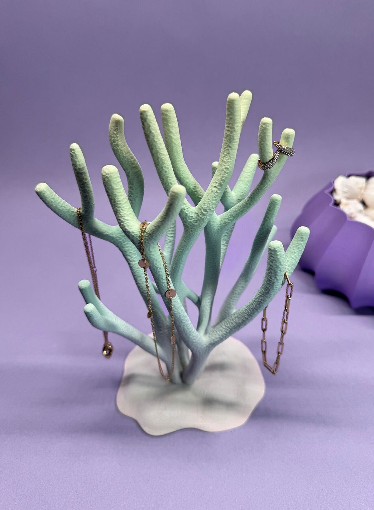 Présentoir à bijoux corail