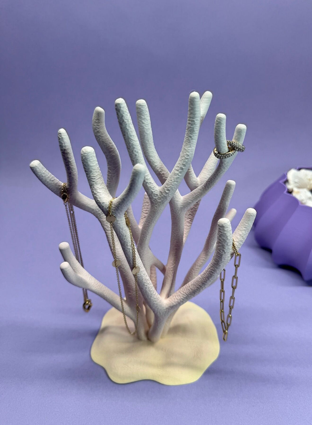 Présentoir à bijoux corail