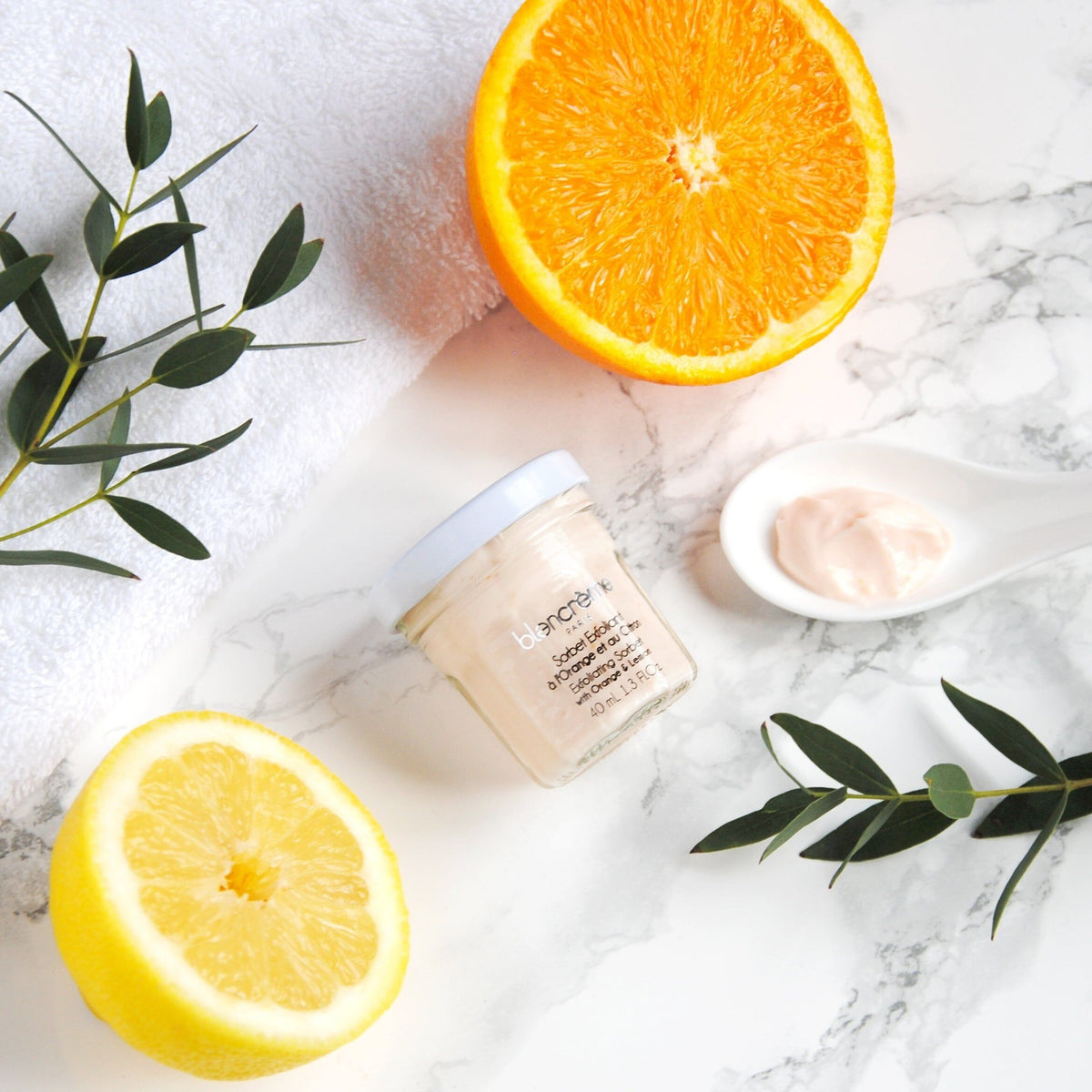 Sorbet exfoliant visage – Orange & Citron