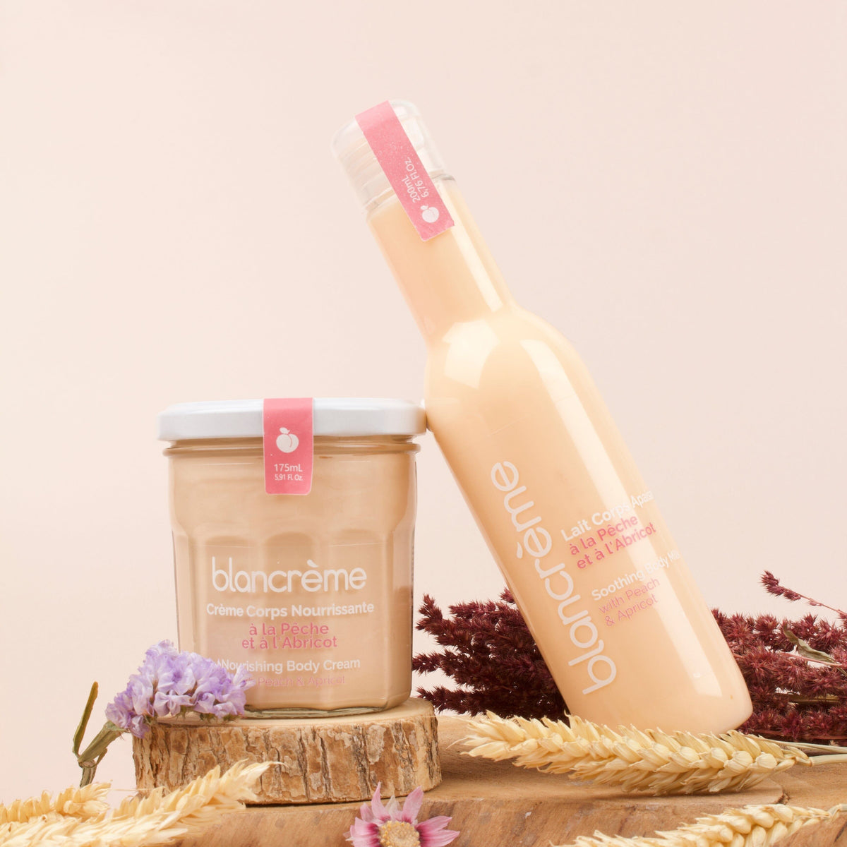 Crème corps nourrissante – Pêche & Abricot
