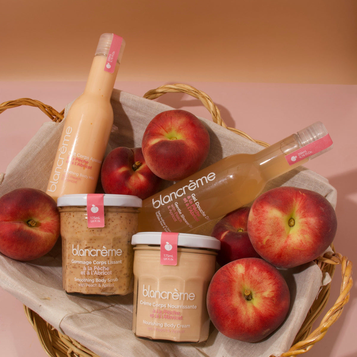 Crème corps nourrissante – Pêche & Abricot