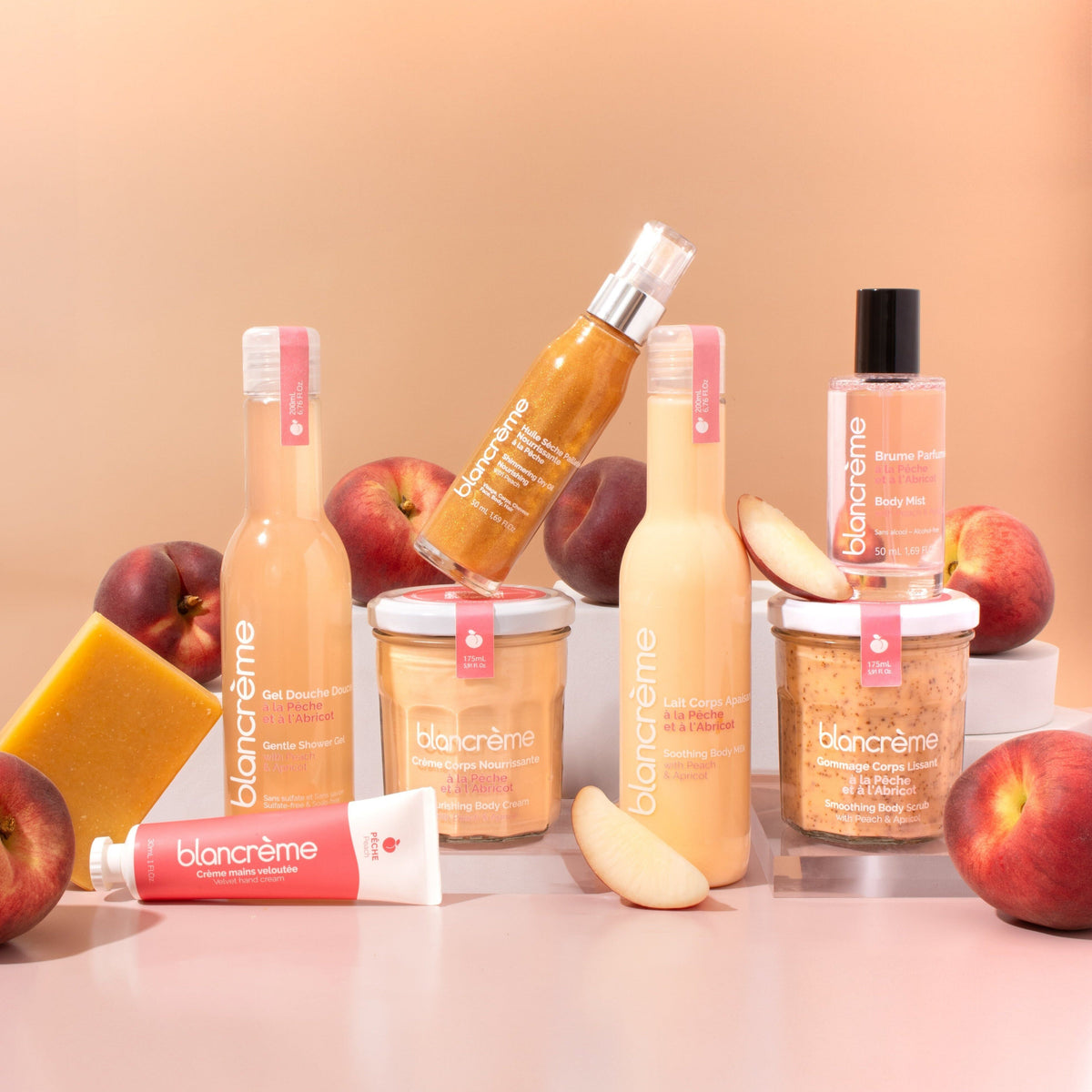 Crème corps nourrissante – Pêche & Abricot