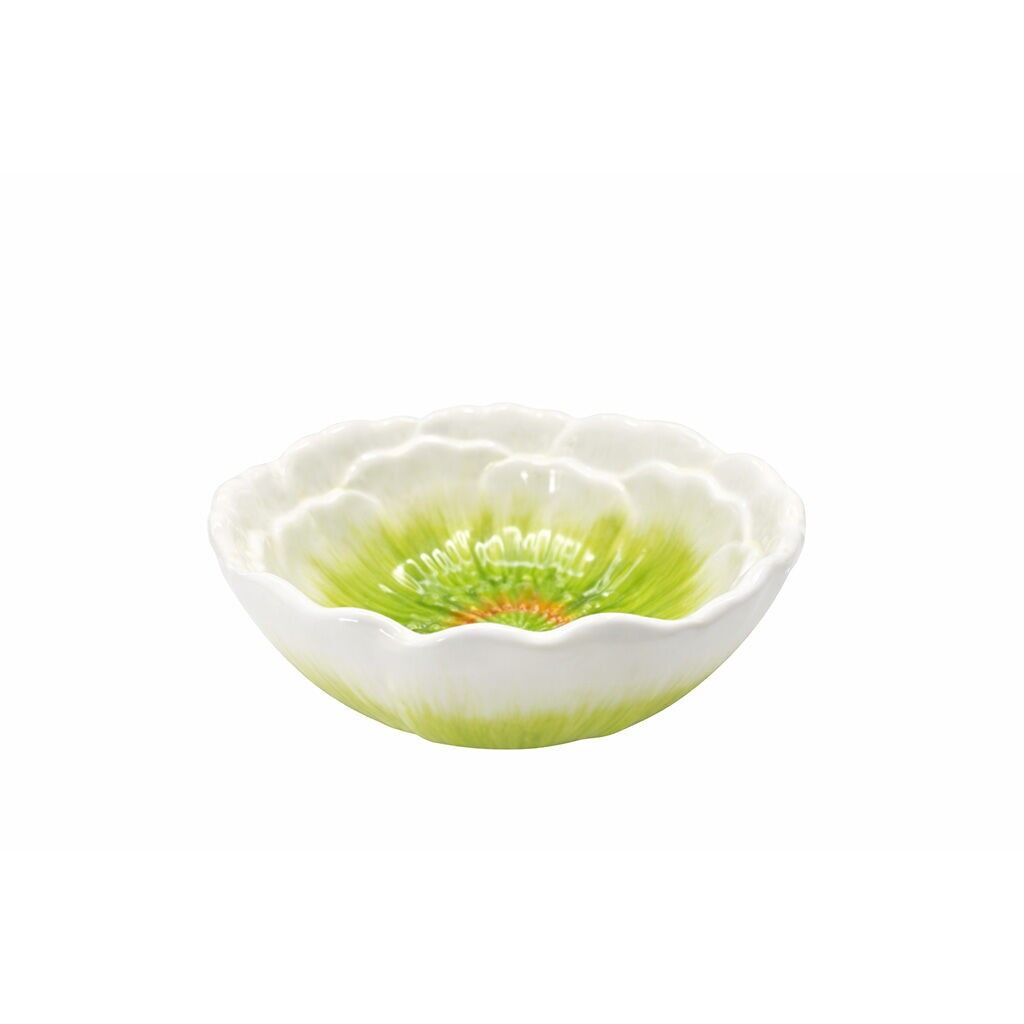 Assiette creuse verte Capri 17,5 cm — Aulica