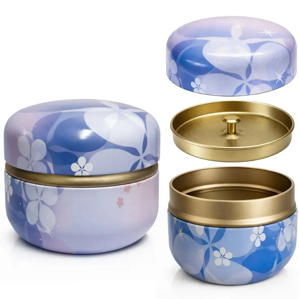 Chazutsu – boîte à thé en métal, design japonais 250 ml
