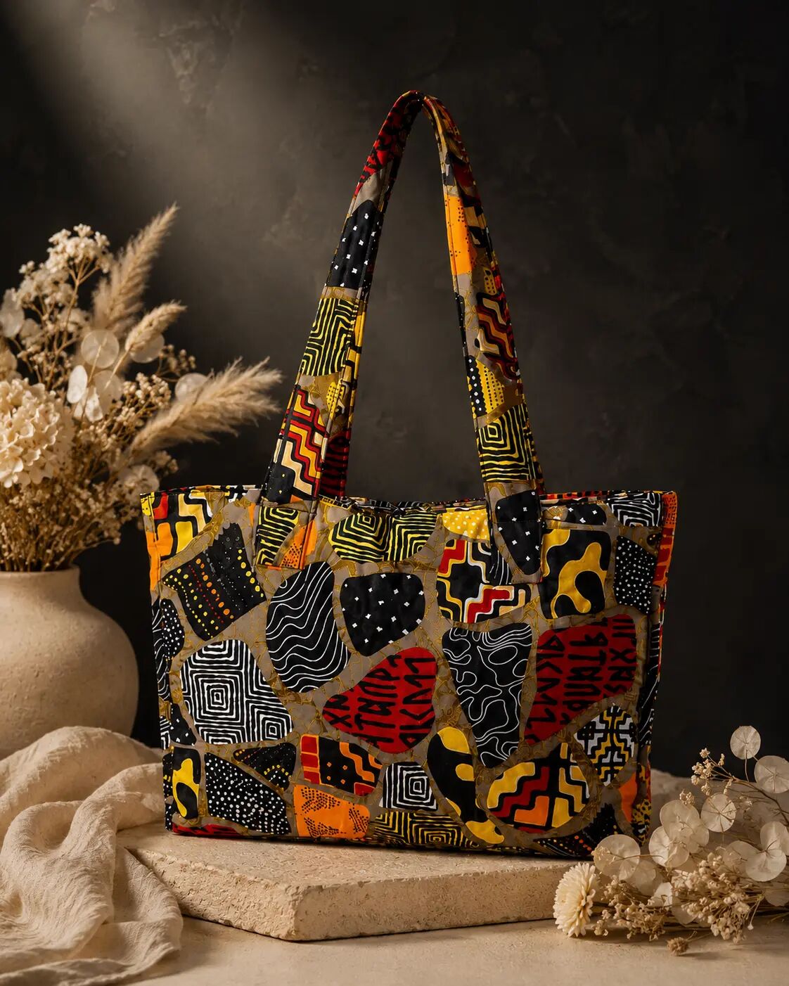Sac Fourre-Tout Maya WIWIE — grand cabas bohème