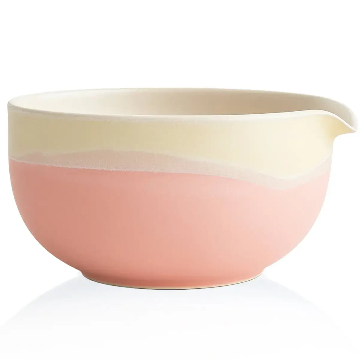 Bol à matcha latte à bec verseur Fuji Rose