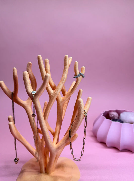 Présentoir à bijoux corail