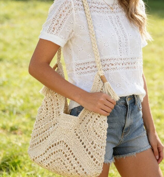 sac cabas coton tressé