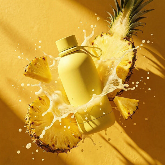 Bouteille isotherme Blush céramique Piña Colada 500 ml, Yoko Design